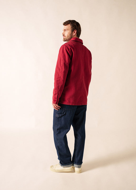 Saint James Sirocco Fisherman's Jacket BRIQUE