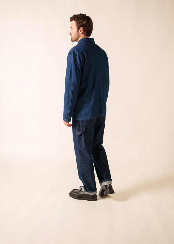 Saint James Sirocco Fisherman's Jacket DENIM