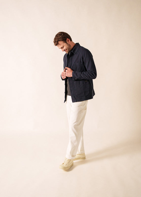 Saint James Sirocco Fisherman's Jacket MARINE