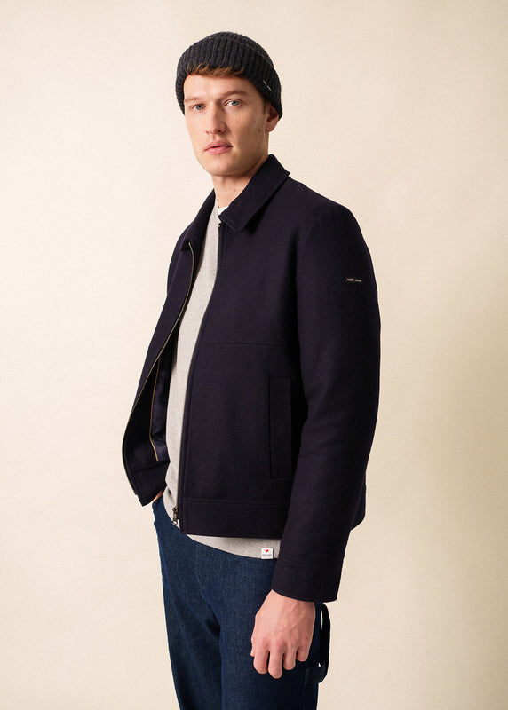 saint james St Adrien Jacket NAVY