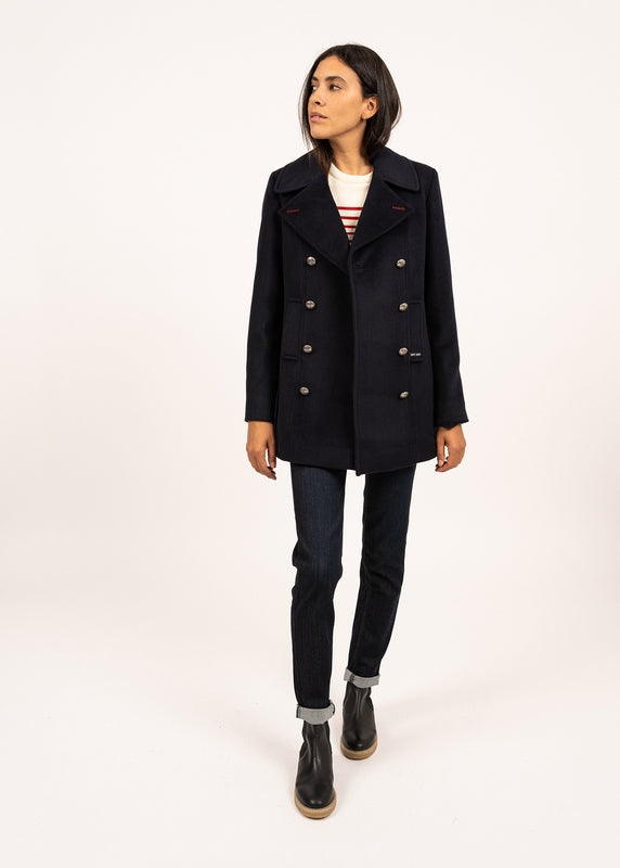 saint james St Briac peacoat NAVY