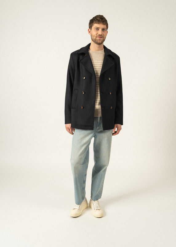 Saint James St Hilaire Peacoat NAVY
