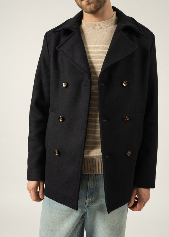 Saint James St Hilaire Peacoat NAVY