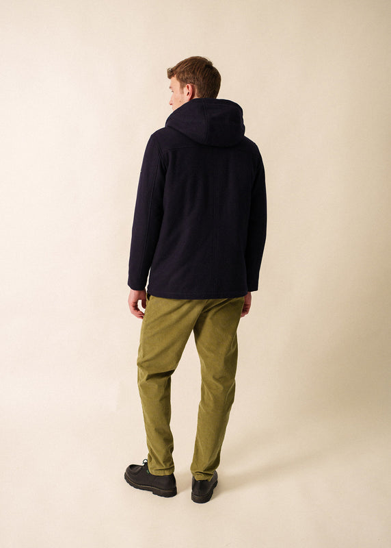 Saint James St Jean Wool Coat NAVY