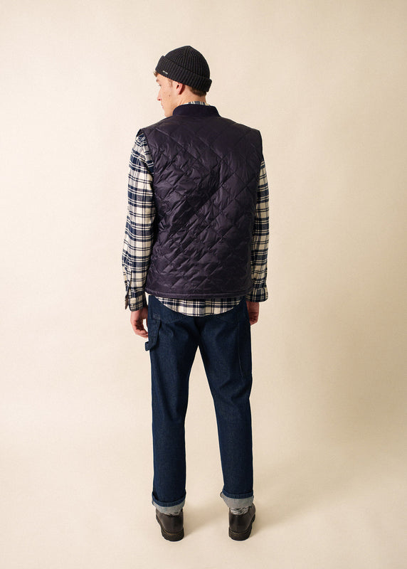 Saint James St. Pierre Sleeveless Jacket AMIRAL