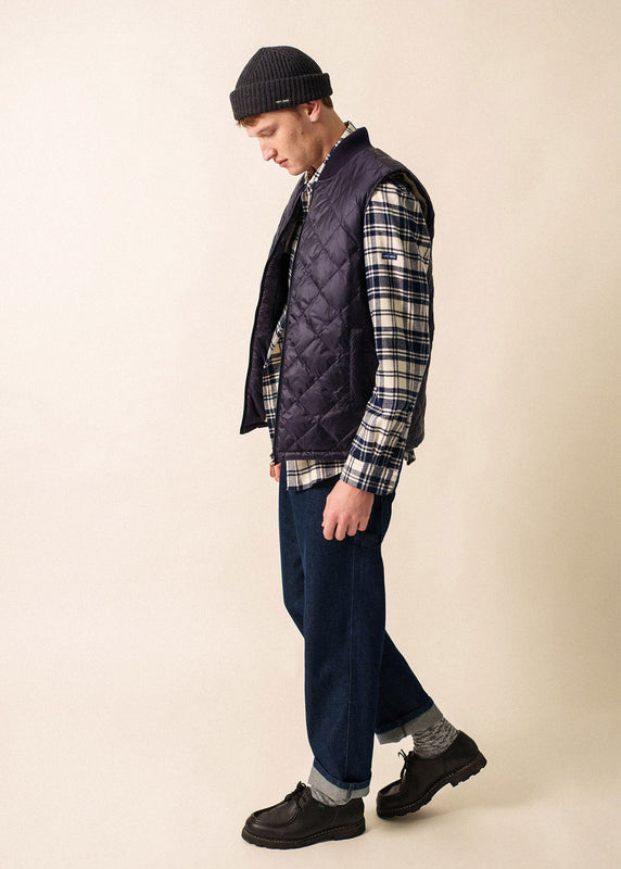 Saint James St. Pierre Sleeveless Jacket AMIRAL