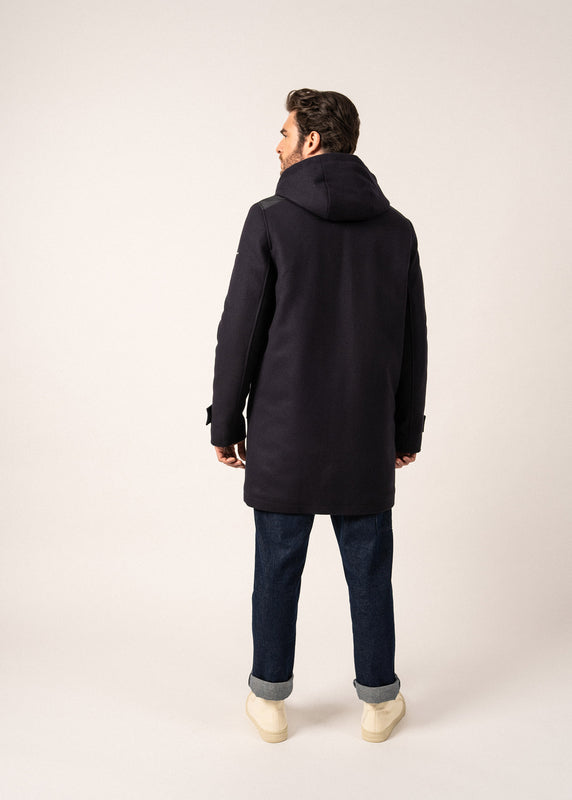 Saint James St Sydney Long Wool Coat NAVY