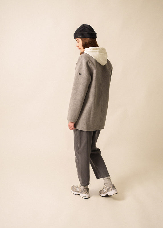 Saint James Ste Elina Pea Coat GRIS