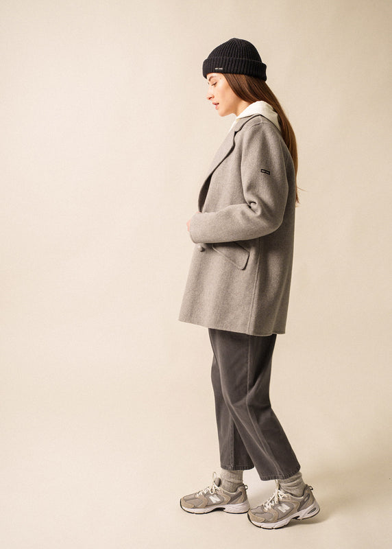 Saint James Ste Elina Pea Coat GRIS