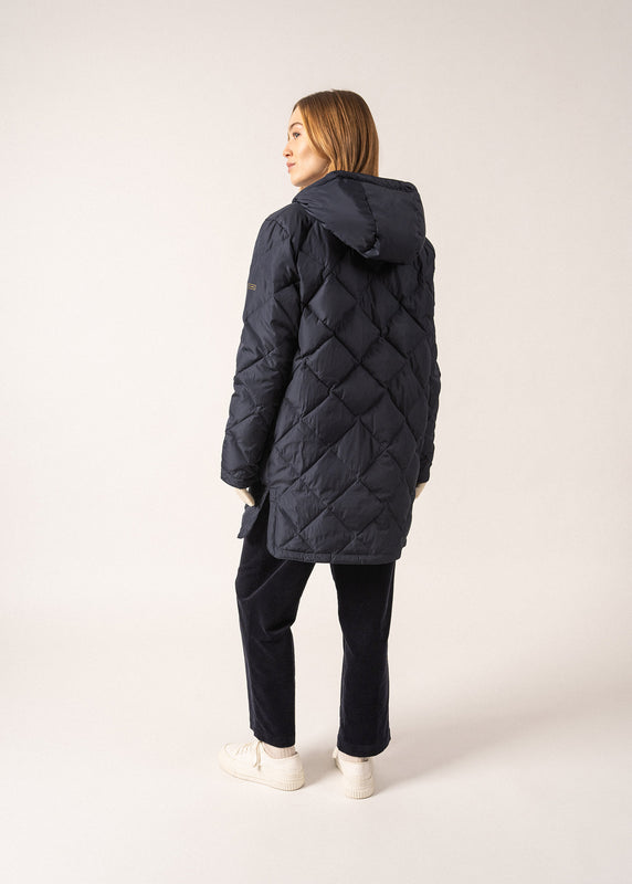 Saint James Ste Irina Long Down Jacket AMIRAL