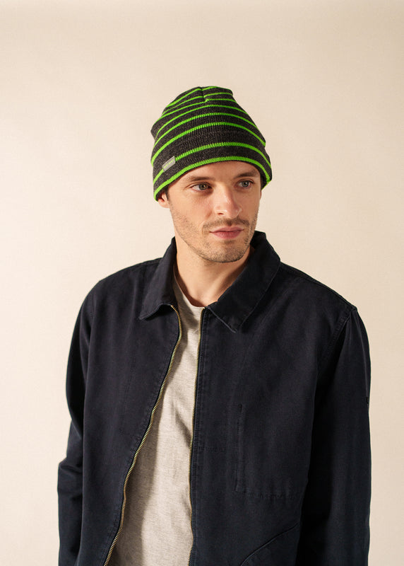 Saint James Striped Sailor Hat GRIS/TONIC