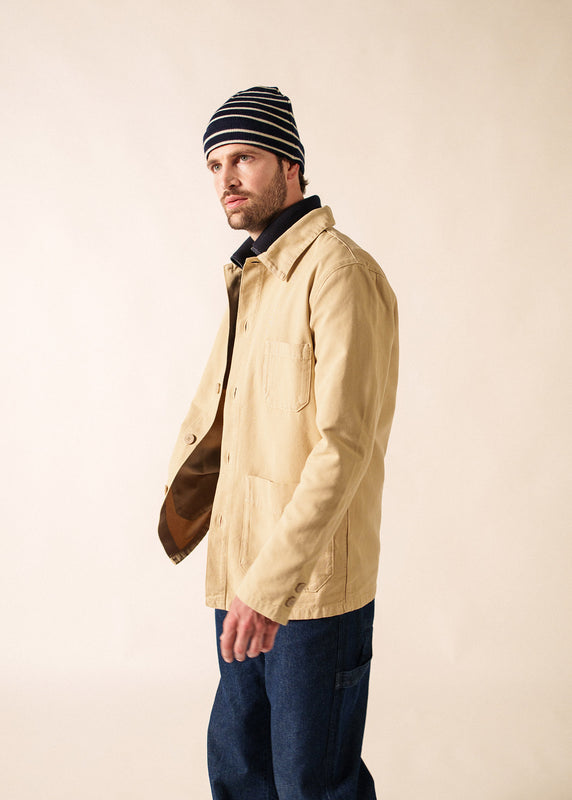 Saint James Striped Sailor Hat MARINE/ECRU