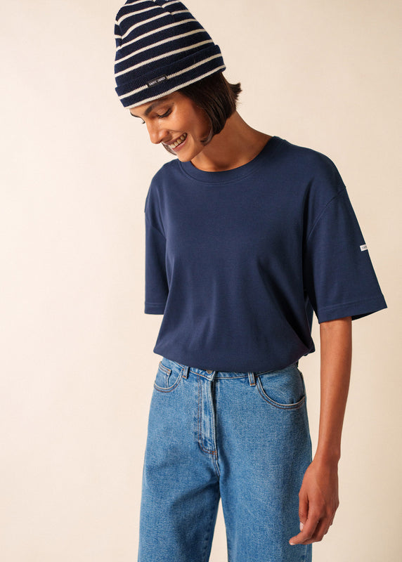 saint james Striped sailor hat MARINE/ECRU