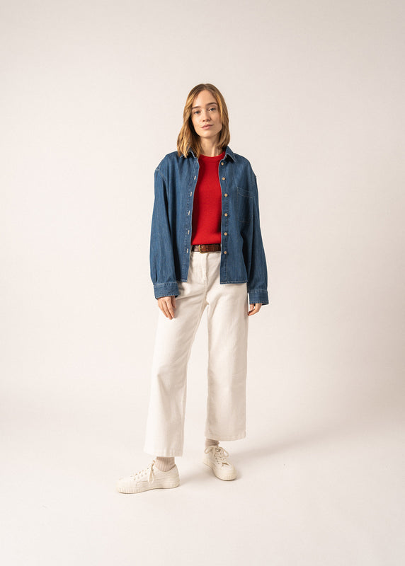 Saint James Téa Denim Shirt COOPER JEAN