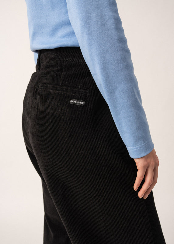 Saint James Tess Velvet Trousers NOIR