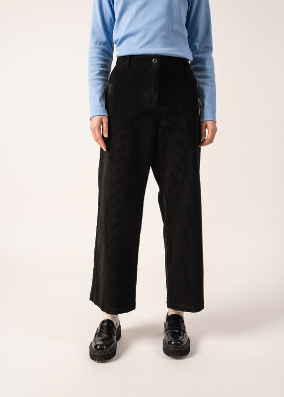 saint james Tess Velvet Trousers NOIR