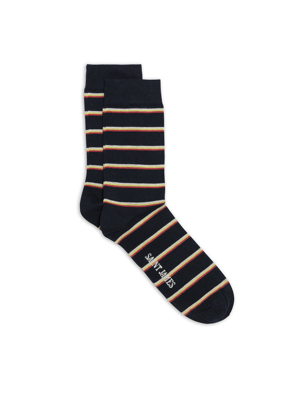 saint james Tricolor Striped Socks CAP WEST