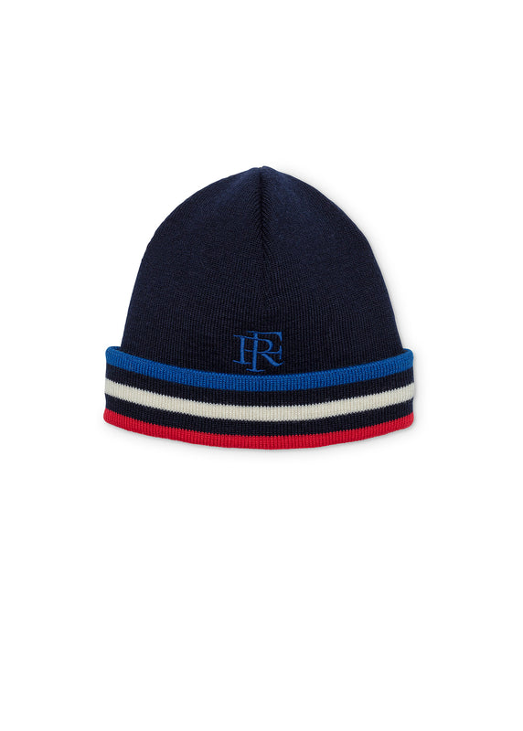 saint james Tricolor wool hat MARINE