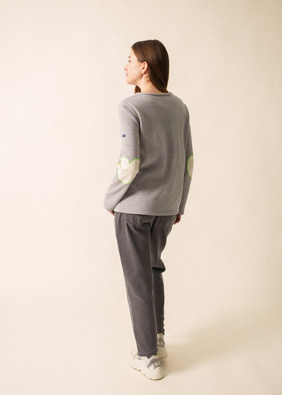 Saint James Vaujany Jumper GRIS/ECRU/TONIC