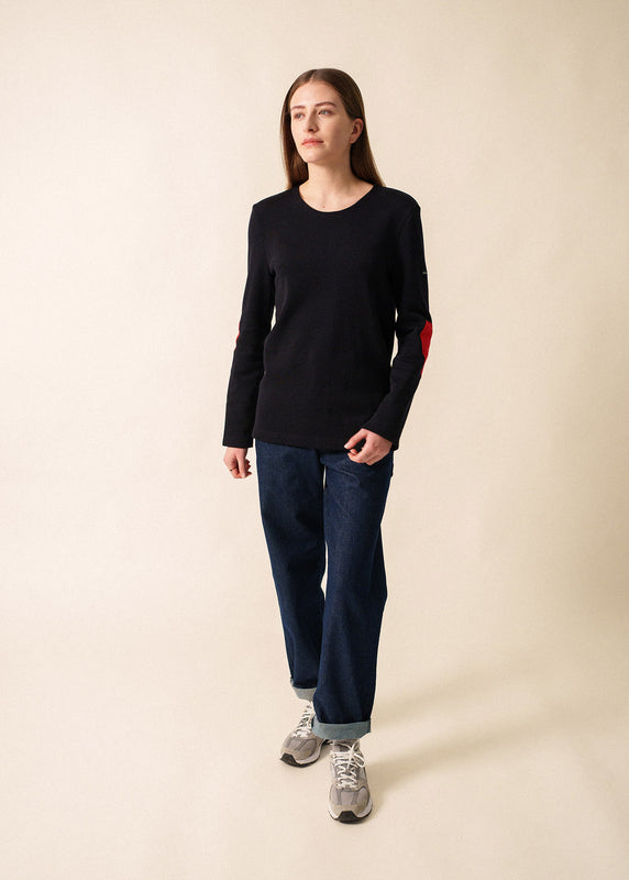 Saint James Vaujany Jumper NAVY/TULIPE/TULIPE