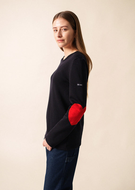 saint james Vaujany jumper NAVY/TULIPE/TULIPE