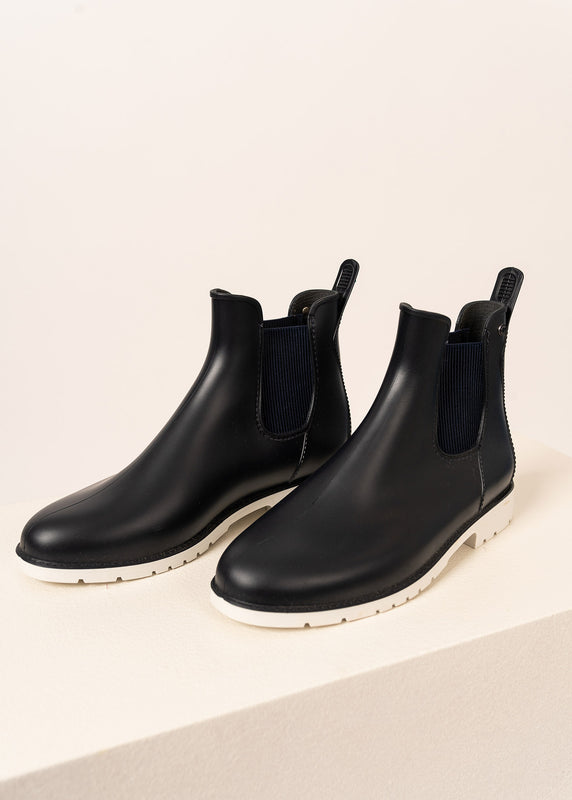 saint james Velella rubber ankle boots MARINE