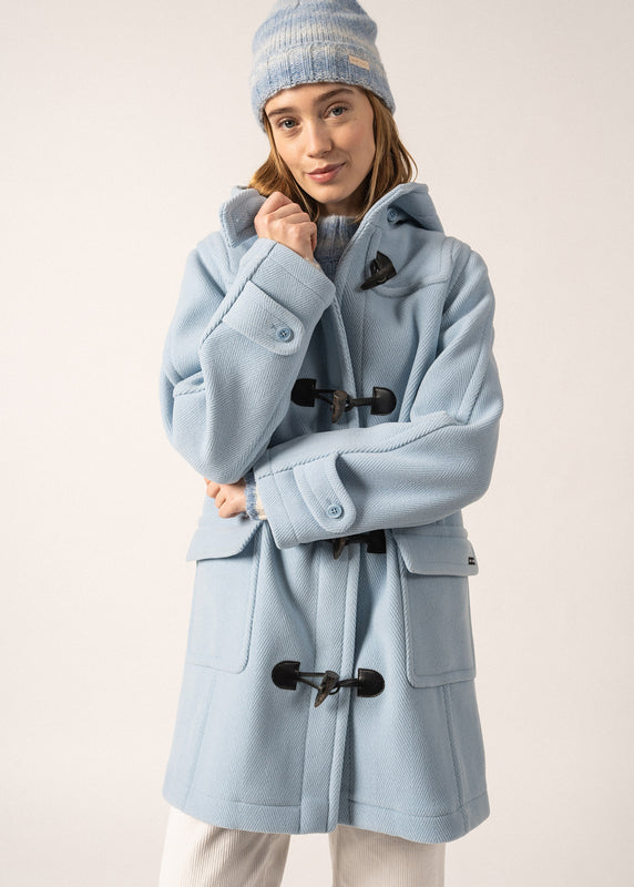 saint james Venus classic duffle-coat CIEL
