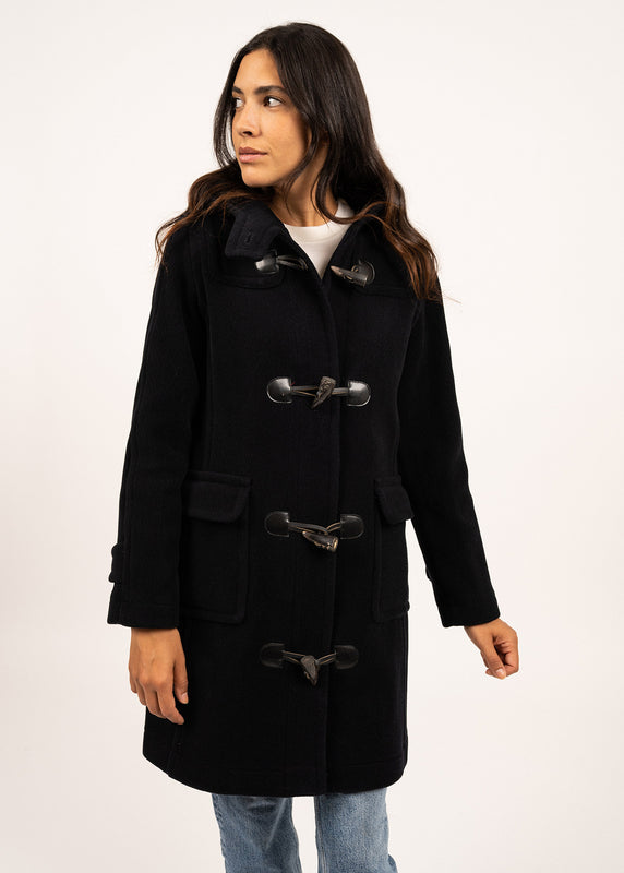 saint james Venus classic duffle-coat NAVY