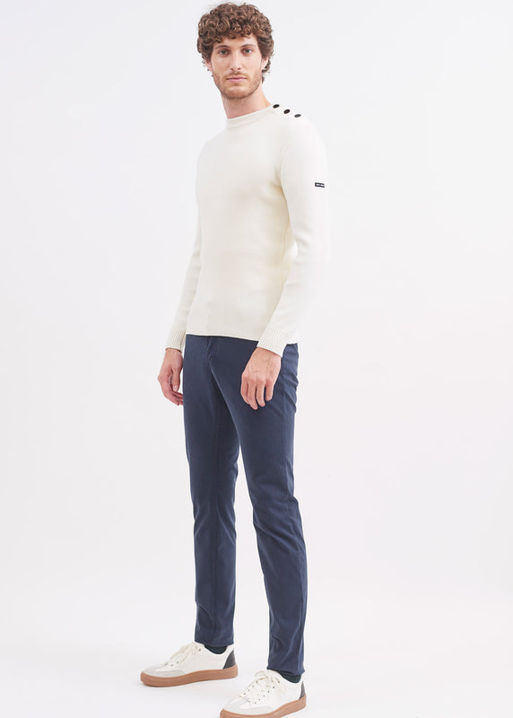 Saint James Voile Hiver Chino Pants AMIRAL
