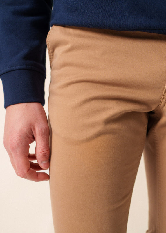 Saint James Voile Hiver Chino Pants BEIGE FONCE