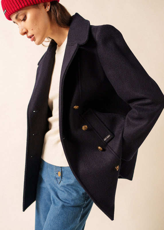 saint james Voilure authentic peacoat NAVY