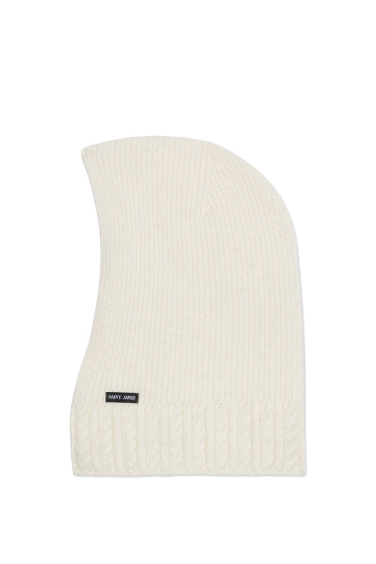 Saint James Wool Balaclava BLANC D'HIVER