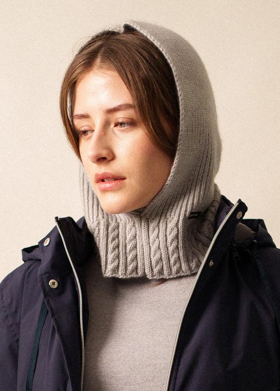 Saint James Wool Balaclava GRIS CLAIR