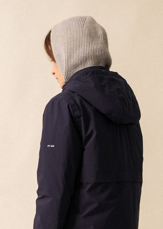 Saint James Wool Balaclava GRIS CLAIR