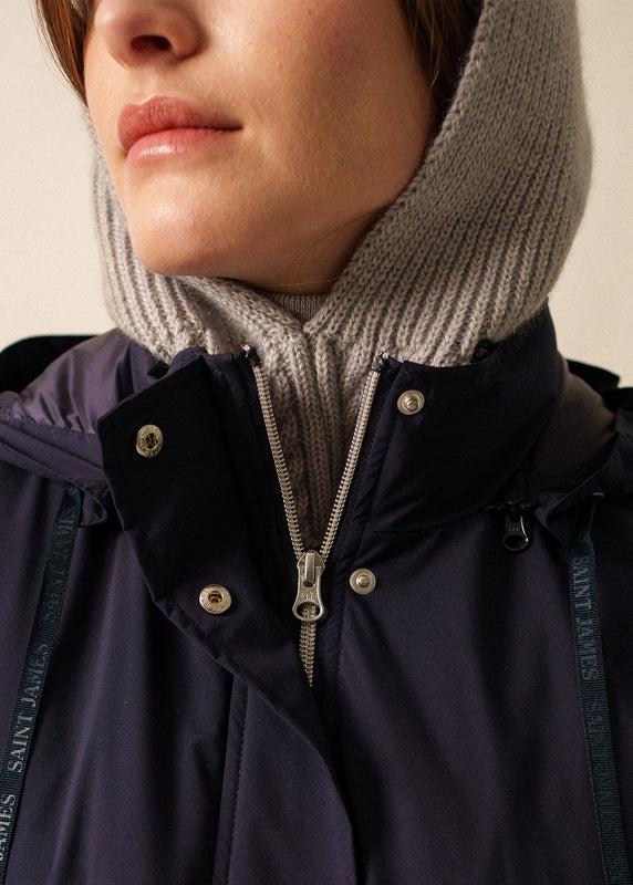 Saint James Wool Balaclava GRIS CLAIR