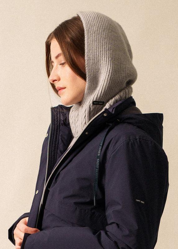 saint james Wool Balaclava GRIS CLAIR