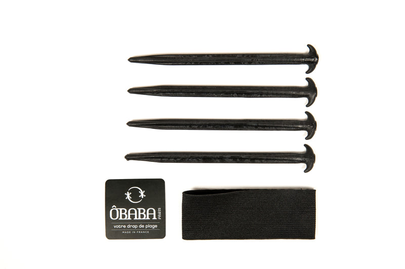 Saint James XXL Beach Towel In Cotton ROUGE