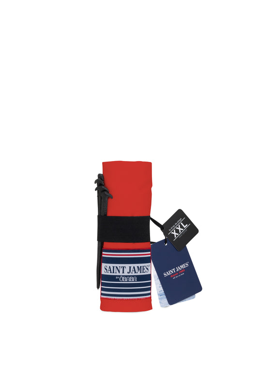 saint james XXL beach towel in cotton ROUGE