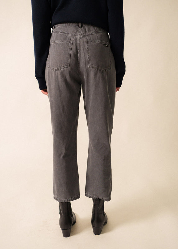 Saint James Zélie Trousers – Mom Fit GRIS