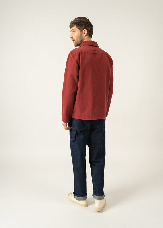 Saint James Zephyr Smock Style Jacket BRIQUE