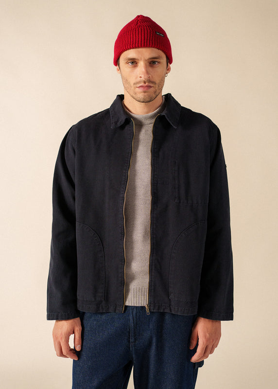 saint james Zephyr smock style jacket MARINE