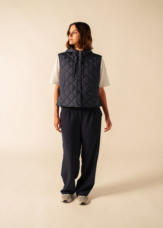 Saint James Ste Jodie Sleeveless Down Jacket AMIRAL