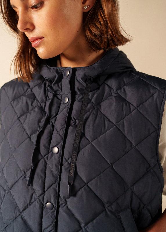 Saint James Ste Jodie Sleeveless Down Jacket AMIRAL