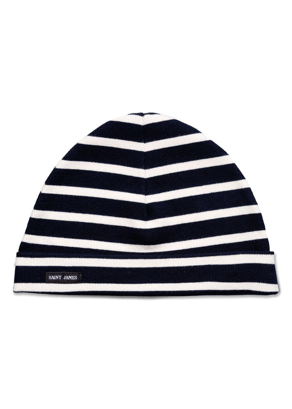saint james Surcouf striped hat for kids MARINE/ECRU