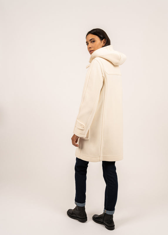 Saint James Venus Classic Duffle-coat BLANC D'HIVER