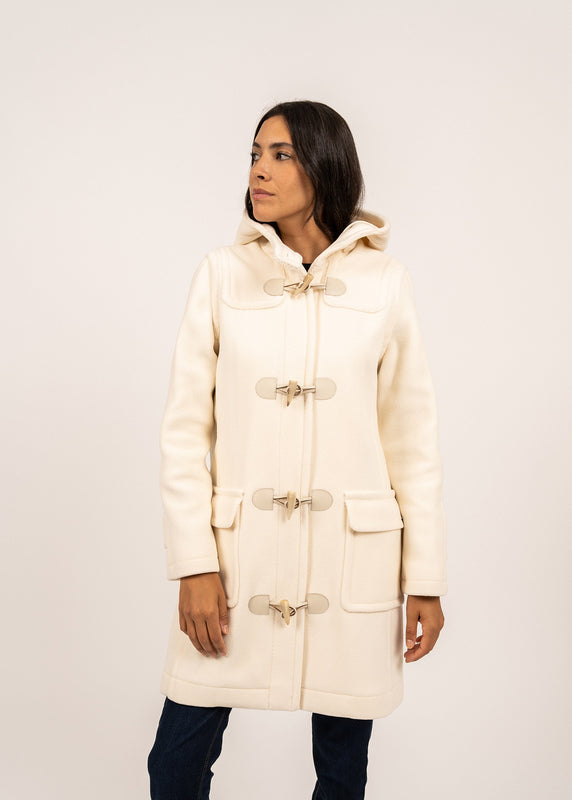 saint james Venus classic duffle-coat BLANC D'HIVER