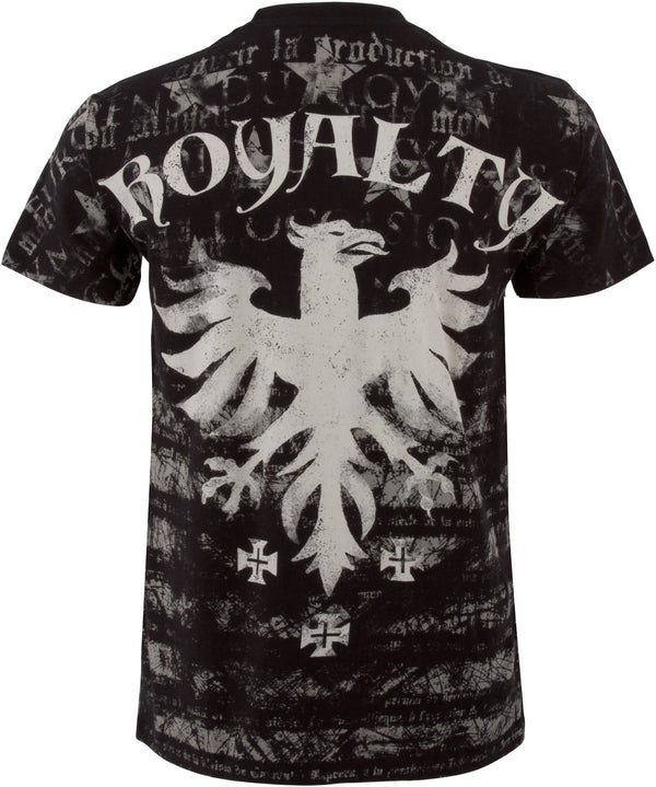 Sakkas Royalty Dragon Short Sleeve Crew Neck Cotton Mens Fashion T-Shirt ( 2 Colors )