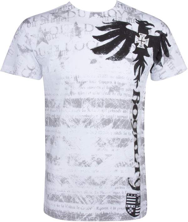 Sakkas Royalty Dragon Short Sleeve Crew Neck Cotton Mens Fashion T-Shirt ( 2 Colors )
