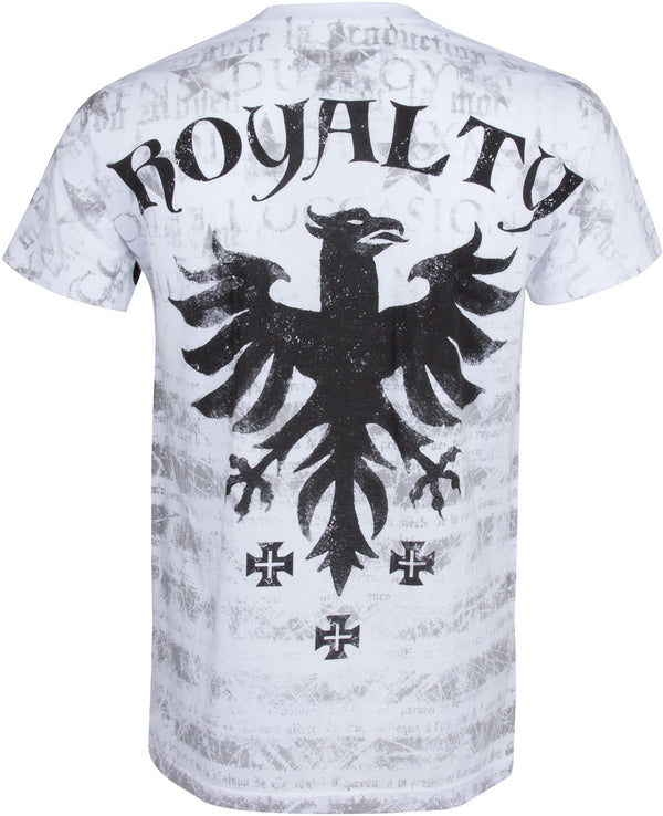 Sakkas Royalty Dragon Short Sleeve Crew Neck Cotton Mens Fashion T-Shirt ( 2 Colors )