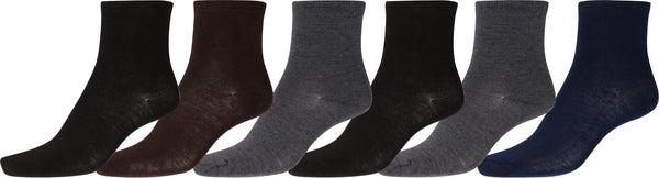 Sakkas Sakkas Boy's Playful Pattern Assorted Crew Socks 6-Pack